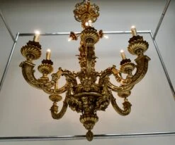 Mazarin Chandelier In Bronze, France -Promos Meubles Boutique DSC09301 master