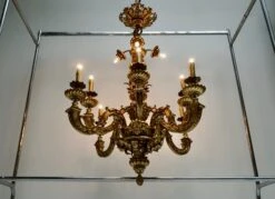 Mazarin Chandelier In Bronze, France -Promos Meubles Boutique DSC09410 master