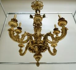 Mazarin Chandelier In Bronze, France -Promos Meubles Boutique DSC09520 master