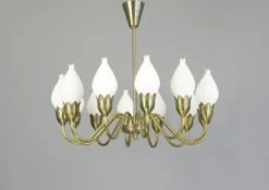 Midcentury Chandelier By Fog & Mørup, Circa 1950s -Promos Meubles Boutique DSC4910 master