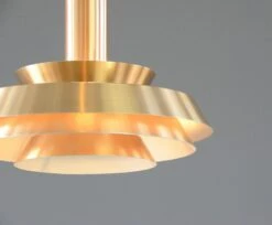 Midcentury Copper Pendant Light By Veb Metaldrucker Halle Circa 1970s -Promos Meubles Boutique DSC7692 master