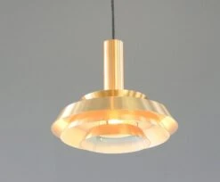 Midcentury Copper Pendant Light By Veb Metaldrucker Halle Circa 1970s -Promos Meubles Boutique DSC7694 master