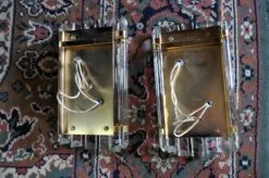 Pair Of Venini Wall Lamps, Murano Glass, Italy, 1970 19 Pair Of Venini Wall Lamps, Murano Glass, Italy, 1970 -Promos Meubles Boutique DSC 0036 master