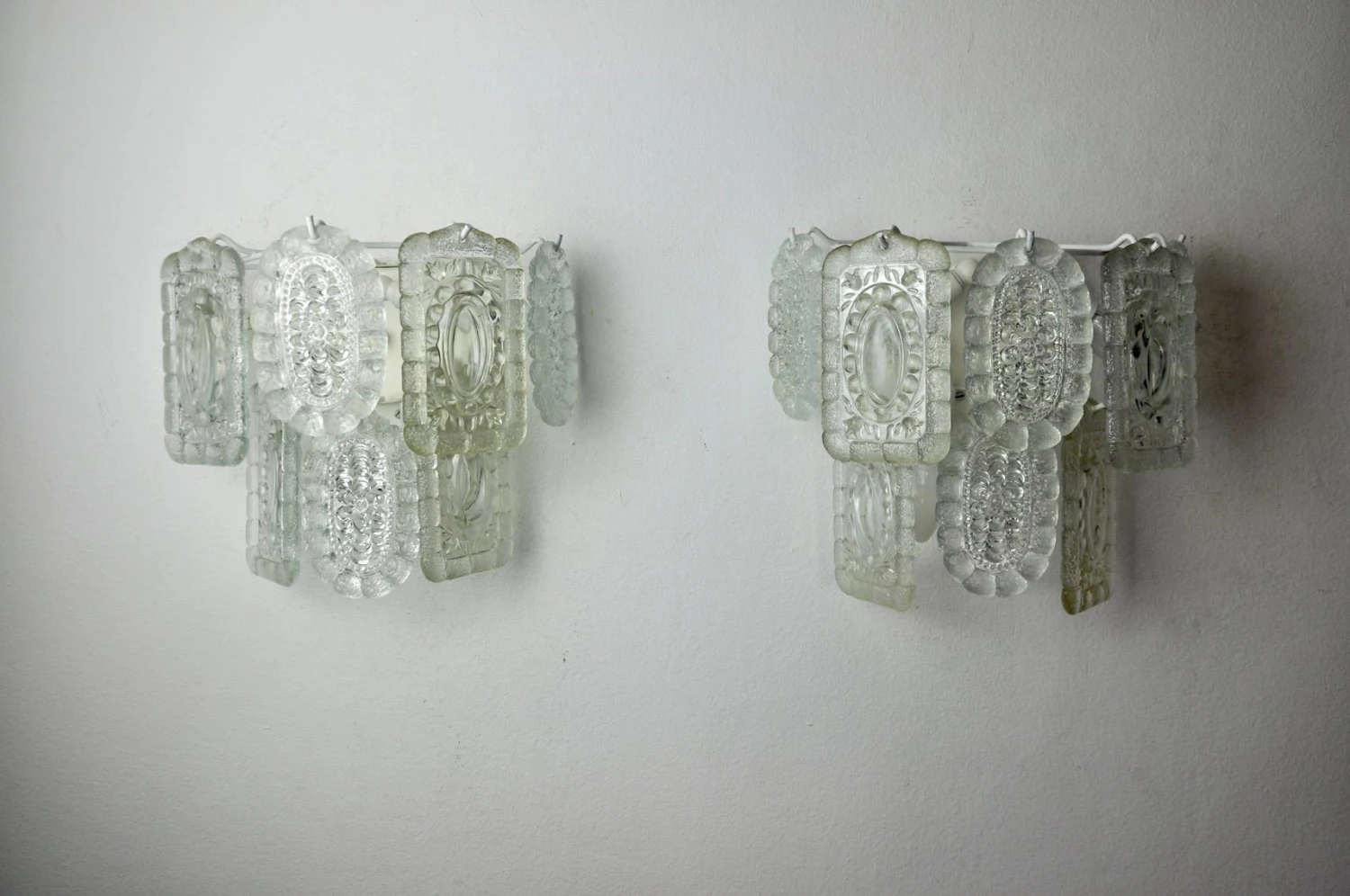 Pair Of " Lace " Wall Lamps " By Kaiser Leuchten, Germany, 1960 5 Pair Of " Lace " Wall Lamps " By Kaiser Leuchten, Germany, 1960 – Image 3