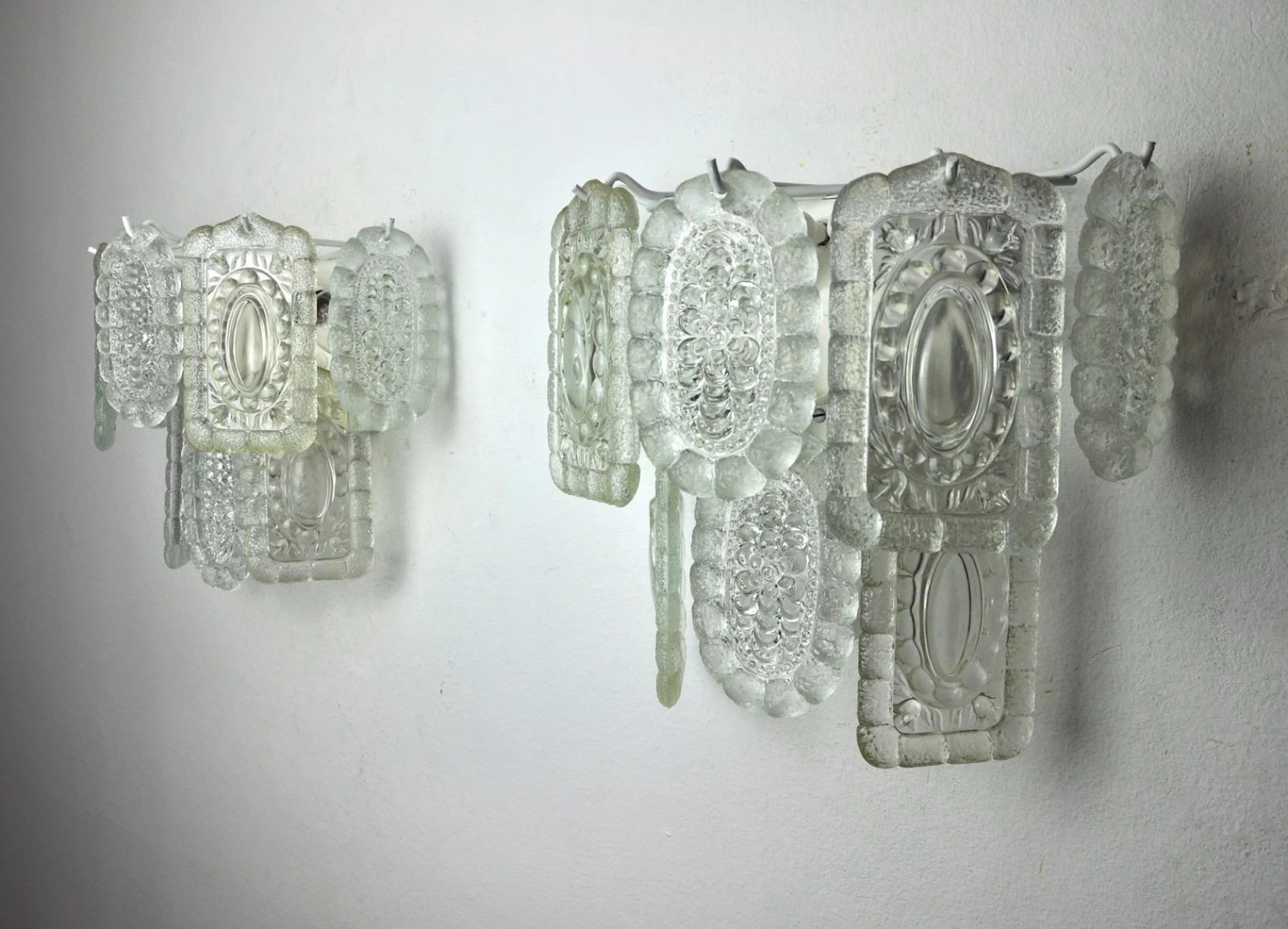 Pair Of " Lace " Wall Lamps " By Kaiser Leuchten, Germany, 1960 6 Pair Of " Lace " Wall Lamps " By Kaiser Leuchten, Germany, 1960 – Image 4