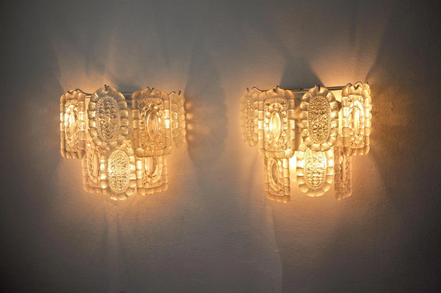 Pair Of " Lace " Wall Lamps " By Kaiser Leuchten, Germany, 1960 8 Pair Of " Lace " Wall Lamps " By Kaiser Leuchten, Germany, 1960 – Image 6