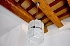 Chandelier By Kaiser Leuchten In Frosted Glass Germany, 1960 -Promos Meubles Boutique DSC 035 master