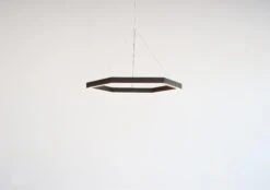 Oak Small Hexagon Chandelier By Hollis & Morris -Promos Meubles Boutique Hex 03 Edited master