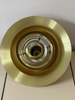 Medium Size Brass Preben Fabricius & Jørgen Kastholm Pendant Lamp Nordisk Solar -Promos Meubles Boutique IMG 1411 master