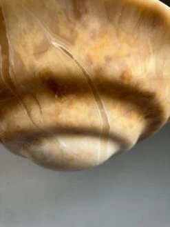 Great Art Deco Design Antique Alabaster Pendant W. Perfect Alabaster Canopy 1920 -Promos Meubles Boutique IMG 1676839355104 master