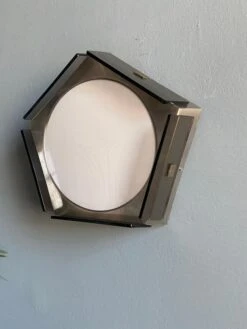 Mid-Century Modern Italian Wall Lamp With Smoked Glasses By Veca, 1970s -Promos Meubles Boutique IMG 1686316422189 master