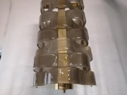 Murano Glass And Brass Mid-Century Chandelier, 2000 17 Murano Glass And Brass Mid-Century Chandelier, 2000 -Promos Meubles Boutique IMG 20221130 145832 master