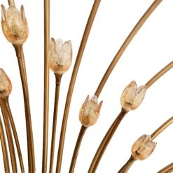 Large Late 20th Century Murano Wall Light In Gilded Steel And Glass Paste- Italy -Promos Meubles Boutique IMG 20230113 154546bis master