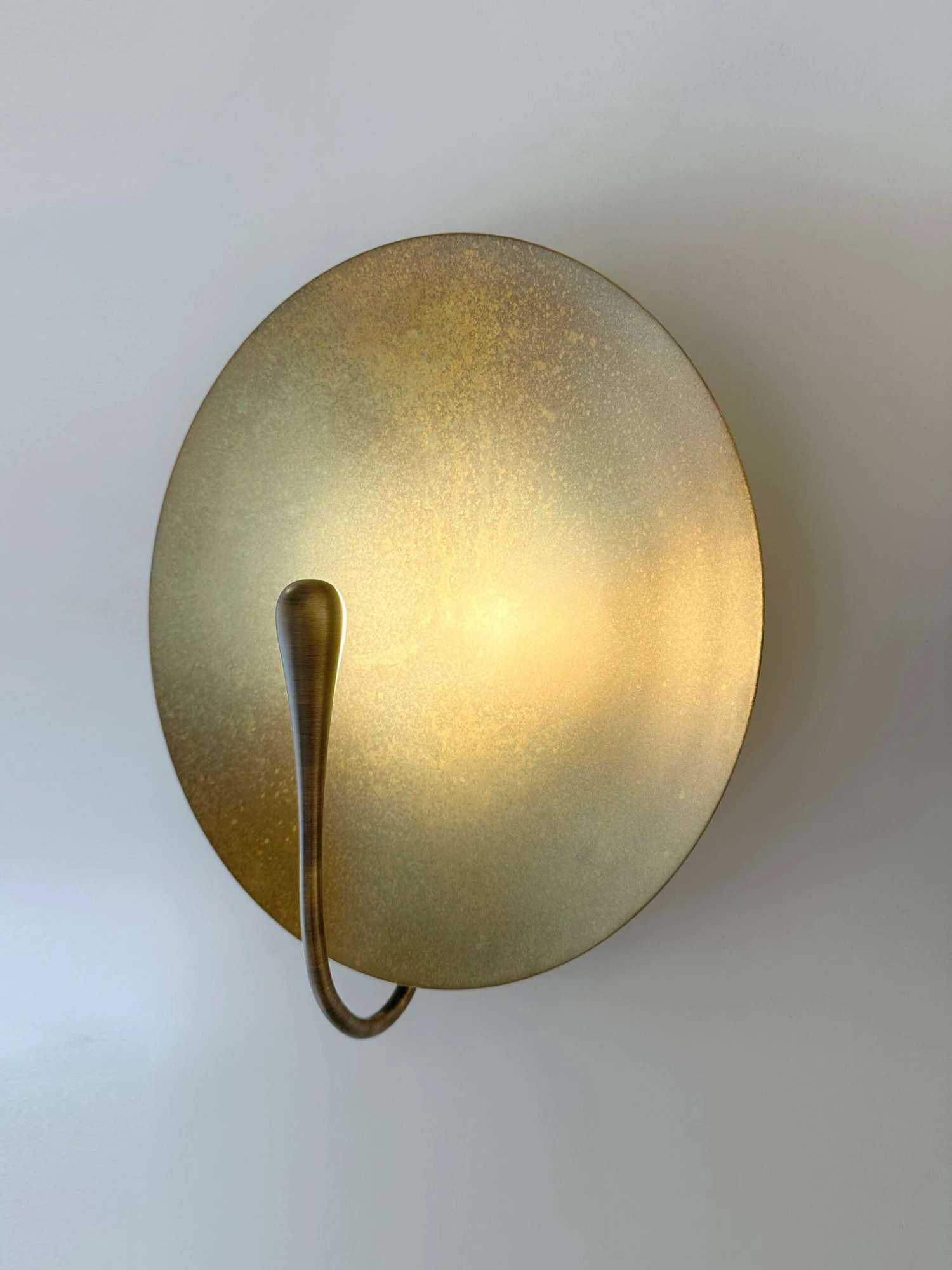 One-Off Cosmic 'Oxidium' Handmade Patinated Brass Contemporary Sconce 7 One-Off Cosmic 'Oxidium' Handmade Patinated Brass Contemporary Sconce â Image 5