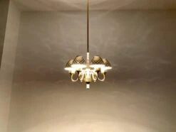 Swedish Brass Chandelier By Hans Agne Jakobsson -Promos Meubles Boutique IMG 2173 master