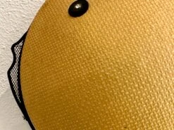 Mid-Century Modern Weinberg Mategot Style Metal Fish Wall Sconce, Ca 1950s -Promos Meubles Boutique IMG 2452 master