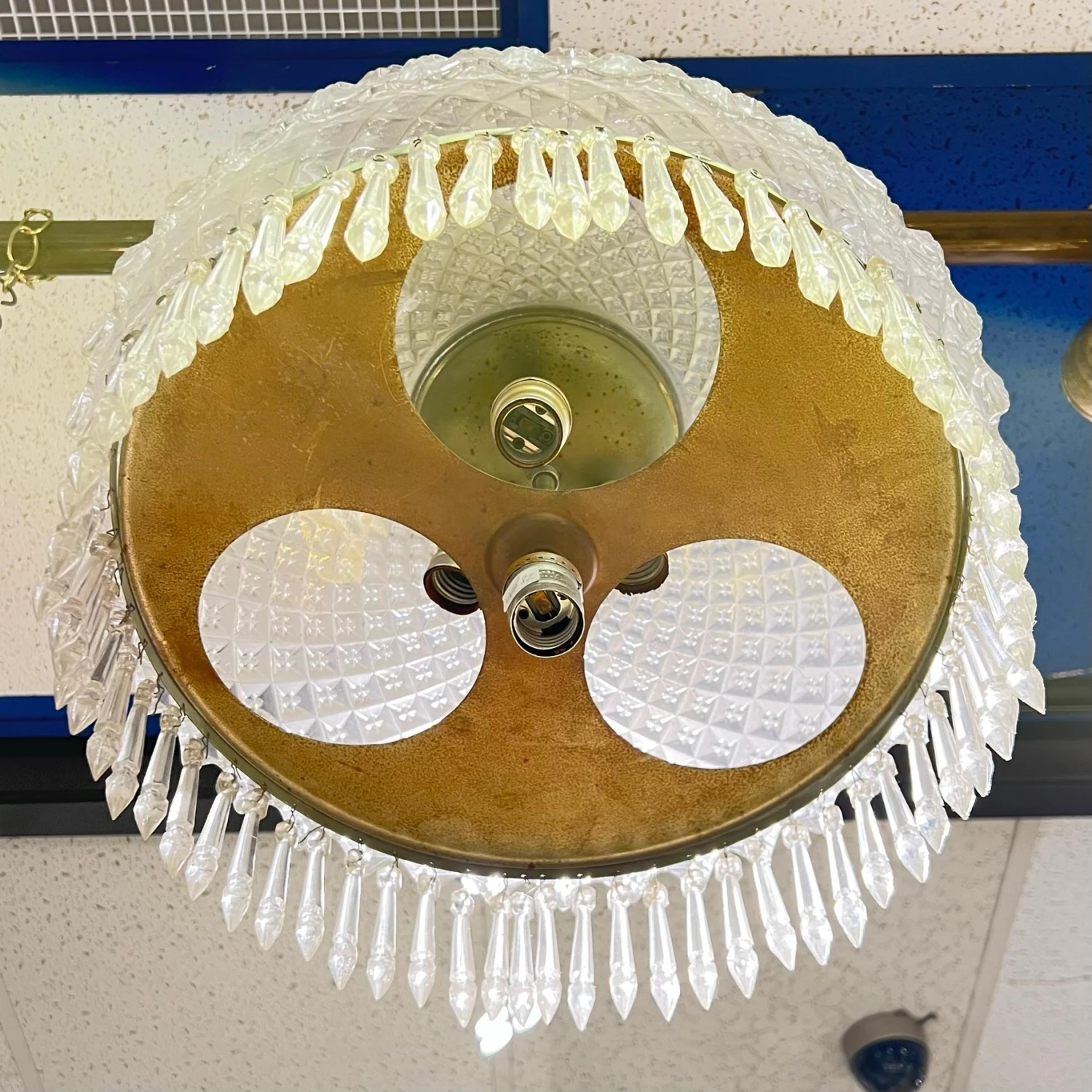 Baccarat Style Molded Glass Chandelier 10 Baccarat Style Molded Glass Chandelier – Image 8