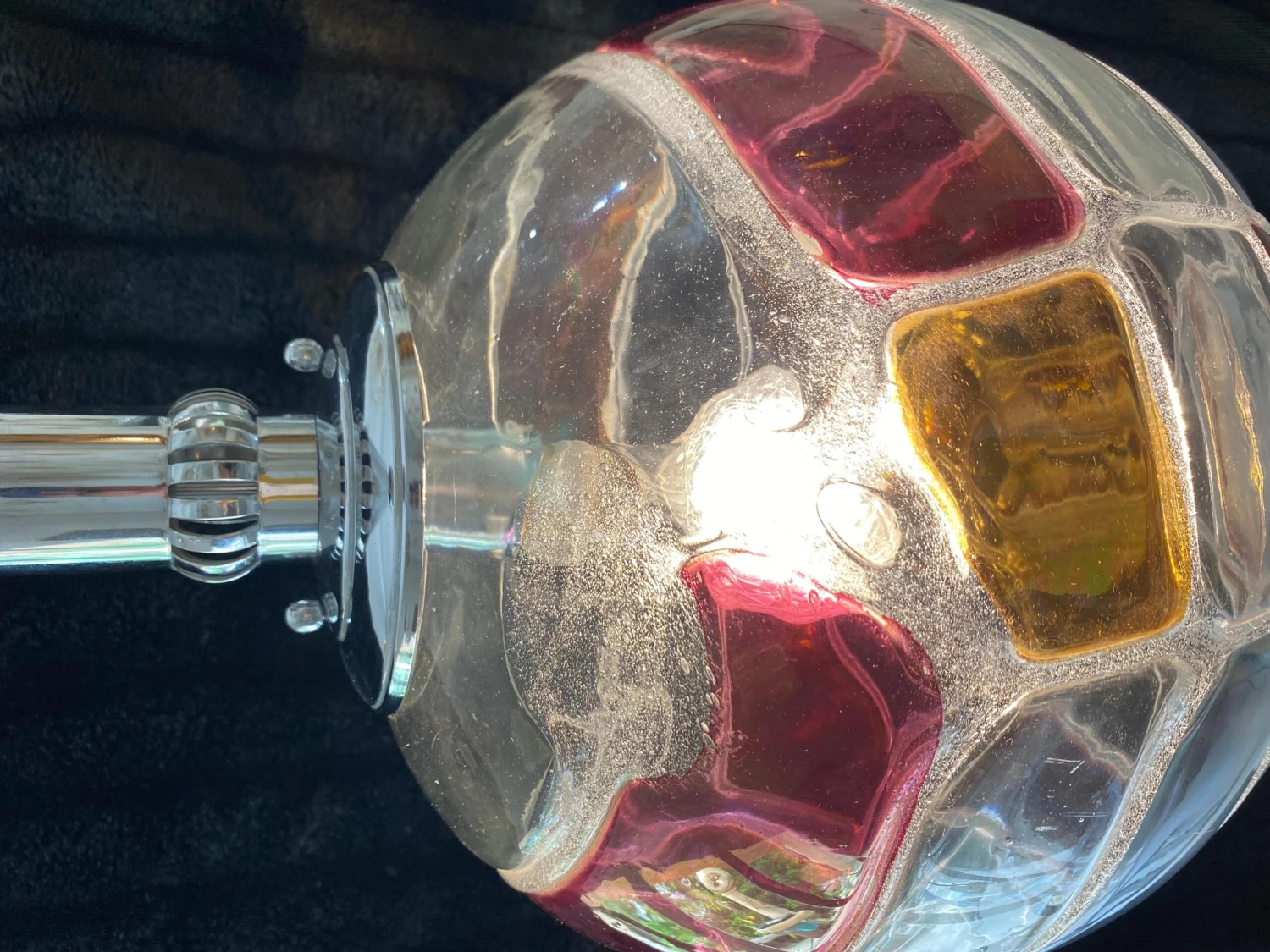 Carlo Nason By Mazzega Pendant Globe Glass Murano, Italy 1970 6 Carlo Nason By Mazzega Pendant Globe Glass Murano, Italy 1970 – Image 4