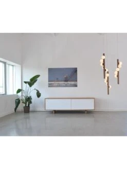 Oak Small Willow Vertical Pendant By Hollis & Morris 18 Oak Small Willow Vertical Pendant By Hollis & Morris -Promos Meubles Boutique July 10 Fairbanks 4 master