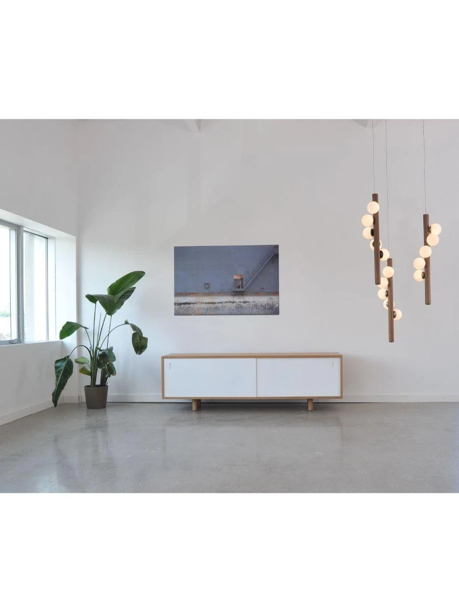 Oak Small Willow Vertical Pendant By Hollis & Morris 5 Oak Small Willow Vertical Pendant By Hollis & Morris – Image 3