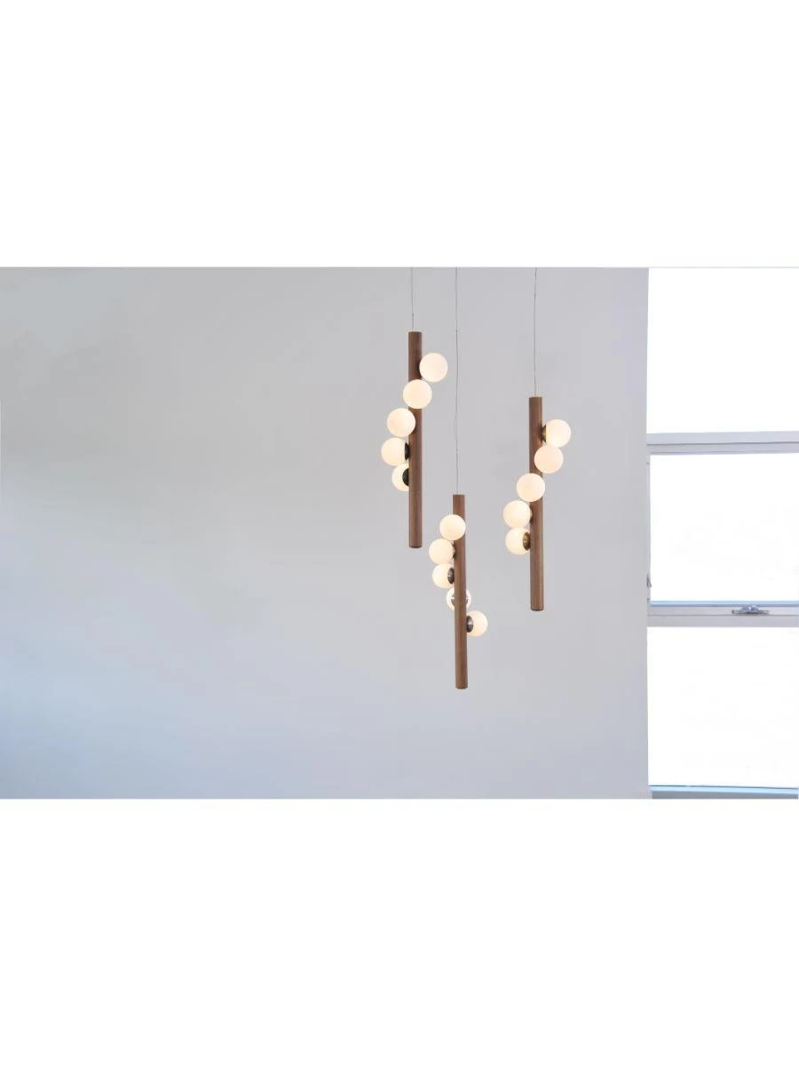 Oak Small Willow Vertical Pendant By Hollis & Morris 9 Oak Small Willow Vertical Pendant By Hollis & Morris – Image 7