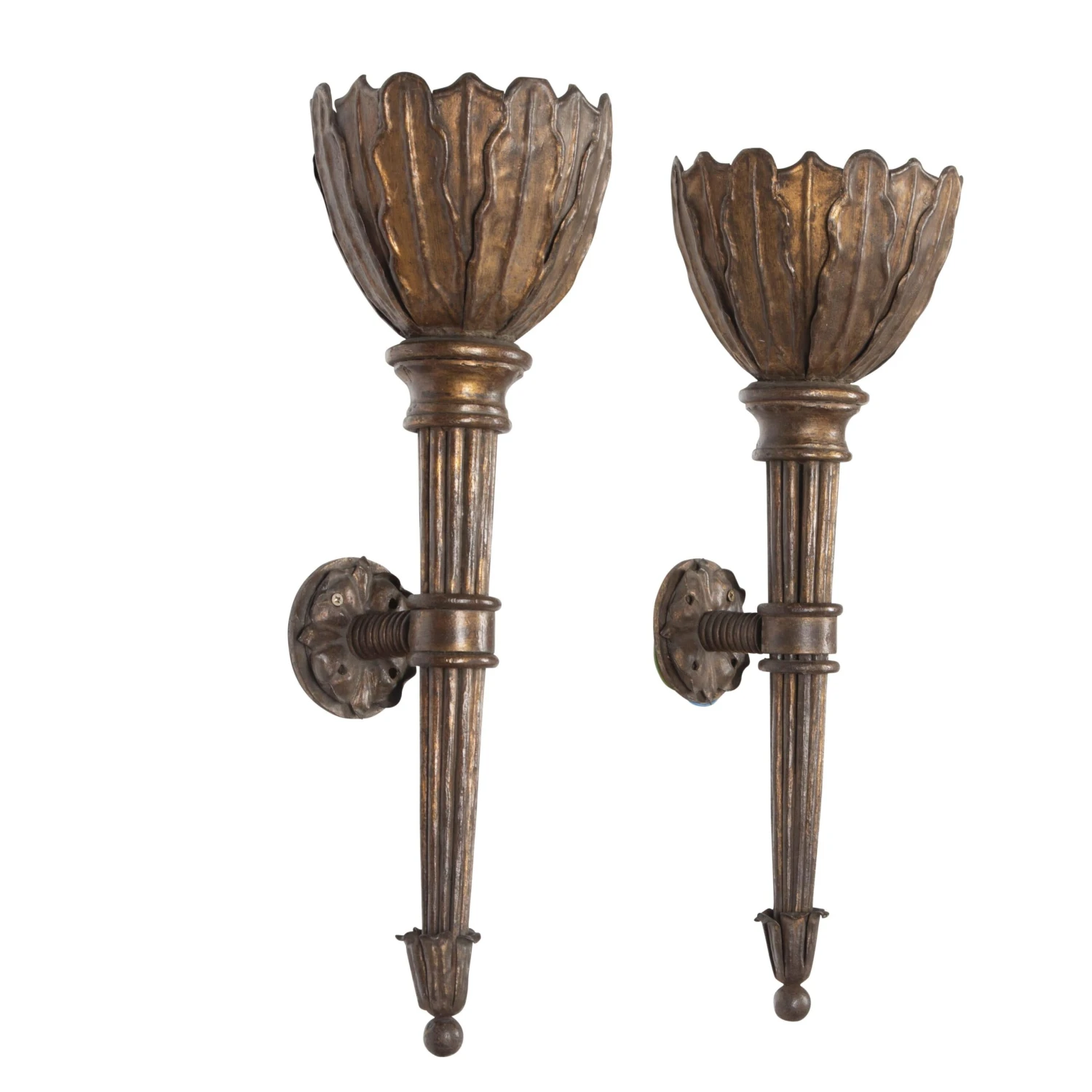 Pair Of 1940s Wall Lights 8 Pair Of 1940s Wall Lights – Image 6