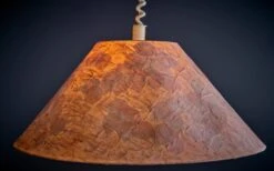 Pendant Lamp By Marianne Koplin With Paper Shade -Promos Meubles Boutique Lp ob KoplinPaper m 2304a 2 master