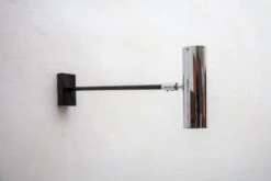 Pair Of Metal Chrome Adjustable Wall Lights From Staff, Germany, 1960s -Promos Meubles Boutique MG 3373 master