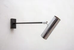 Pair Of Metal Chrome Adjustable Wall Lights From Staff, Germany, 1960s -Promos Meubles Boutique MG 3375 master