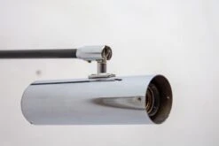 Pair Of Metal Chrome Adjustable Wall Lights From Staff, Germany, 1960s -Promos Meubles Boutique MG 3392 master