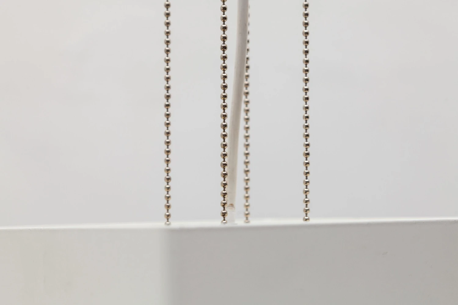 Large Scandinavian Adjustable Metal White Pendant, 1980s 8 Large Scandinavian Adjustable Metal White Pendant, 1980s – Image 6