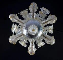 Overwhelming Murano Glass Lantern Or Chandelier By Barovier & Toso, 1940' -Promos Meubles Boutique MG 8808 master