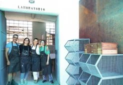 Tiffany Contemporary Hanging Lamp 40, Silk Silvered Glass -Promos Meubles Boutique NOI copia master