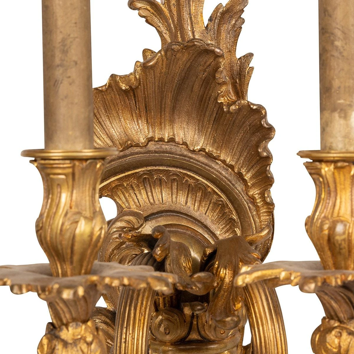19th Century French Rococo Ormolu D'appliques Four Wall Lights, Circa1820 6 19th Century French Rococo Ormolu D'appliques Four Wall Lights, Circa1820 – Image 4