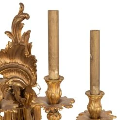 19th Century French Rococo Ormolu D'appliques Four Wall Lights, Circa1820 21 19th Century French Rococo Ormolu D'appliques Four Wall Lights, Circa1820 -Promos Meubles Boutique PUSHKIN ANTIQUES ANTIQUE 19thC FRENCH ROCOCO ORMOLU D APPLIQUES FOUR WALL LIGHTS c 1820 11 master