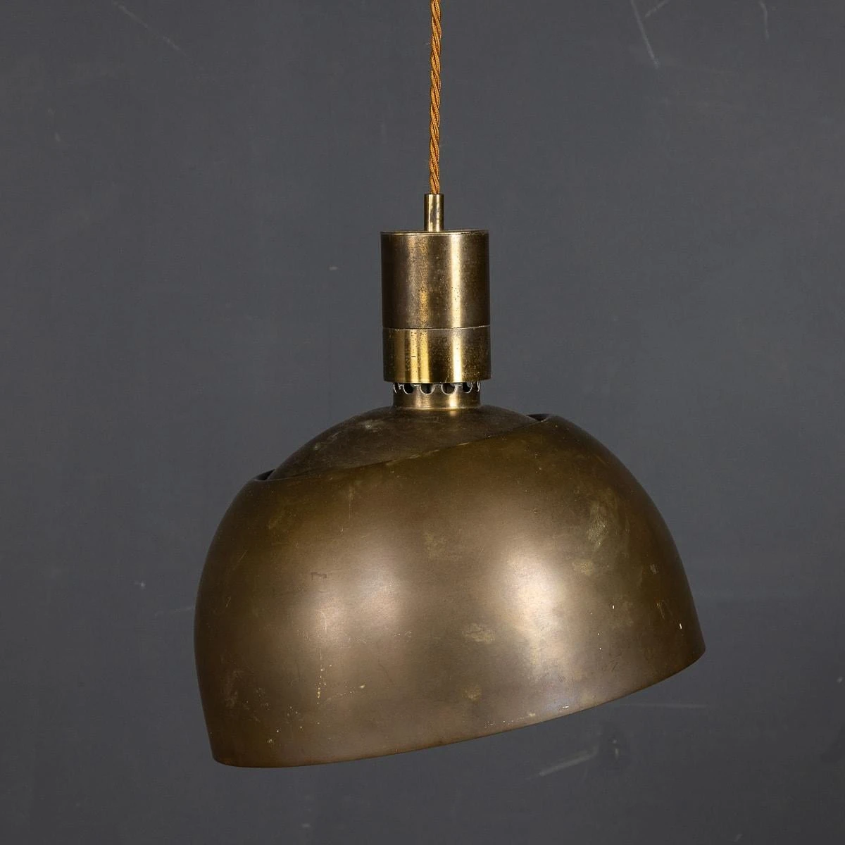 Pair Of Italian Brass Articulated Wall Lights By Albini & Helg, C.1960 – Image 6