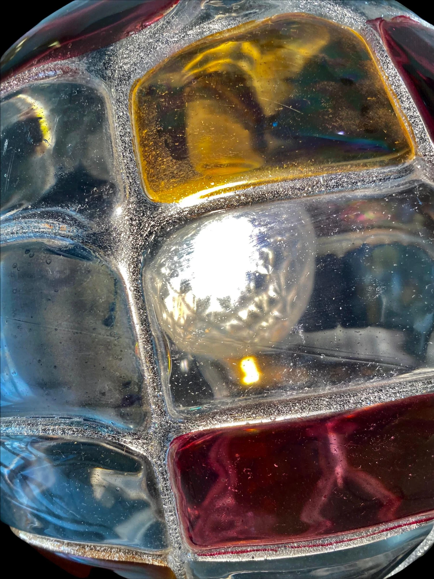 Carlo Nason By Mazzega Pendant Globe Glass Murano, Italy 1970 4 Carlo Nason By Mazzega Pendant Globe Glass Murano, Italy 1970 – Image 2