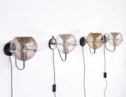 RAAK Globe Wall Lamps By Frank Ligtelijn Holland 1975 -Promos Meubles Boutique Raak wandbolletje x4 203122 master