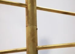 Orbitale Brass Chandelier 3 Rotating Balanced Arms, Stilnovo Style, Brass Shades 39 Orbitale Brass Chandelier 3 Rotating Balanced Arms, Stilnovo Style, Brass Shades -Promos Meubles Boutique Stilnovo Arredoluce Arteluce Brass Chandelier 013 master