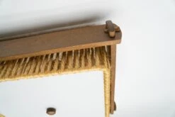 Raffia Bast, Wood And Acrylic Pendant Lamp By Temde Switzerland, 1960s -Promos Meubles Boutique TEMDE Plafonoier Bast Plexiglas Adam 16 master