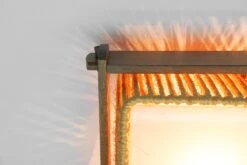 Raffia Bast, Wood And Acrylic Pendant Lamp By Temde Switzerland, 1960s -Promos Meubles Boutique TEMDE Plafonoier Bast Plexiglas Adam 17 master