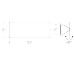 Large Charlotte Perriand 'Applique À Volet Pivotant Double' Wall Light In White -Promos Meubles Boutique TE posting image template 1080 x 1080 69 copy master