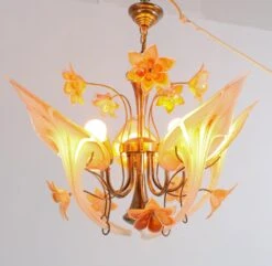 Italian Mid-Century Modern Murano Chandelier By Franco Luce For Seguso, 1970s 17 Italian Mid-Century Modern Murano Chandelier By Franco Luce For Seguso, 1970s -Promos Meubles Boutique Tafel art nouveau 2779 master