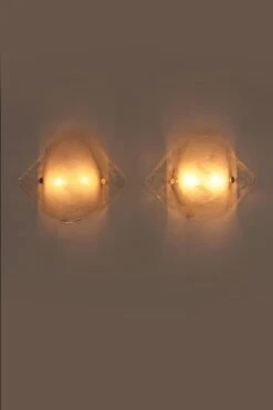 Set Of 2 Murano Glass Wall Lamps By J.T. Kalmar, 1970s -Promos Meubles Boutique Timeless art com nr 230200 wandlampen 2 master
