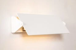 Large Charlotte Perriand 'Applique À Volet Pivotant Double' Wall Light In White -Promos Meubles Boutique Two Enlighten Sept 8th 2020 058 master