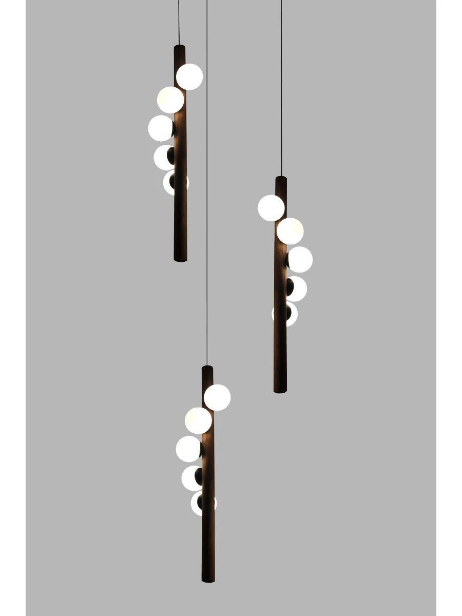 Oak Small Willow Vertical Pendant By Hollis & Morris 12 Oak Small Willow Vertical Pendant By Hollis & Morris – Image 10