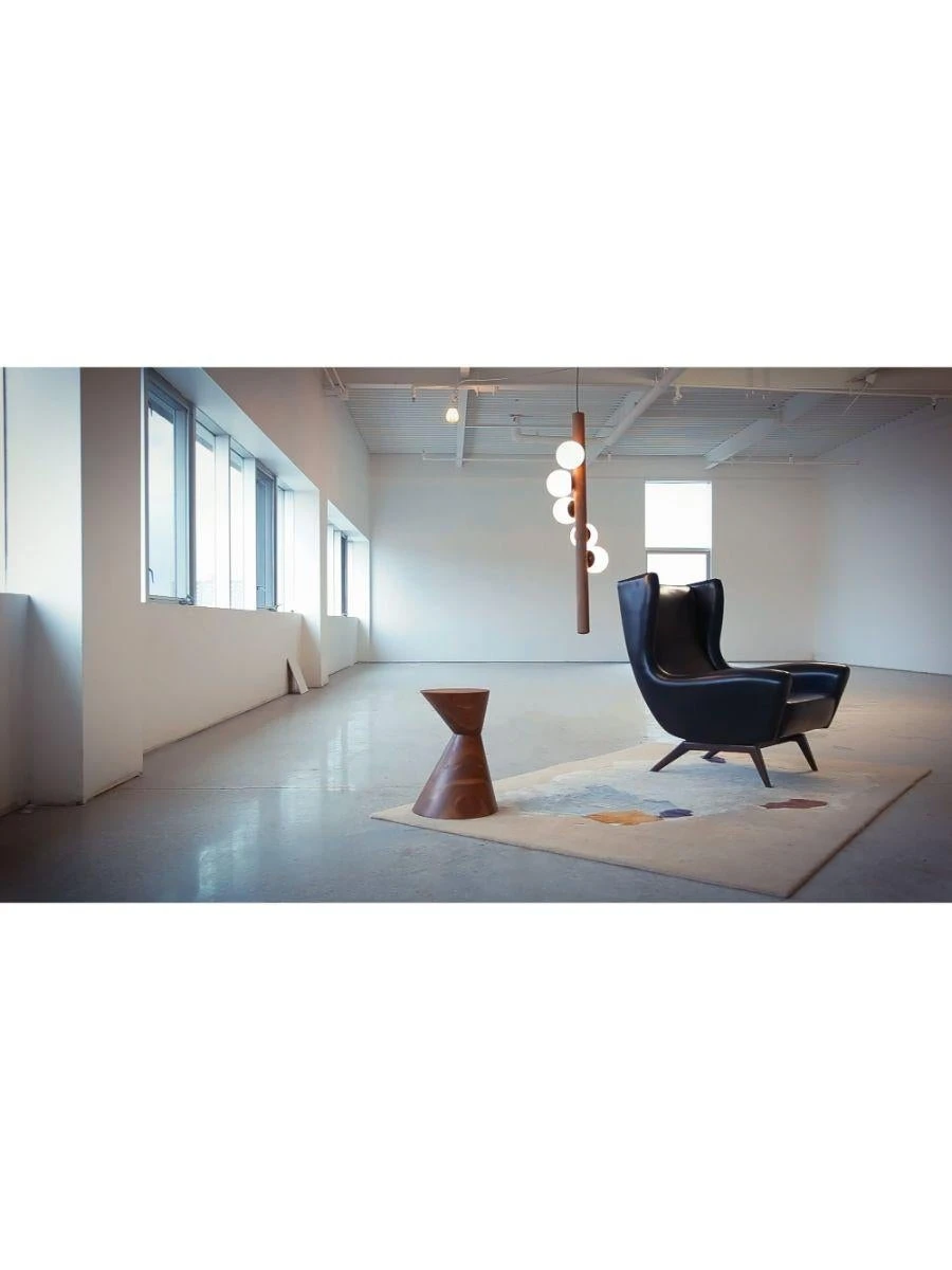 Oak Small Willow Vertical Pendant By Hollis & Morris 14 Oak Small Willow Vertical Pendant By Hollis & Morris – Image 12