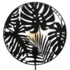Applique Métal Noir Feuilles Olas Atmosphera -Promos Meubles Boutique applique metal noir feuilles olas atmosphera