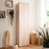 Armoire 1 Porte 6 Niveaux Naturel -Promos Meubles Boutique armoire 1 porte 6 niveaux andy naturel