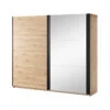 Armoire 2 Portes Grand Modèle Avec Miroir Nantes -Promos Meubles Boutique armoire 2 portes grand modele avec miroir nantes